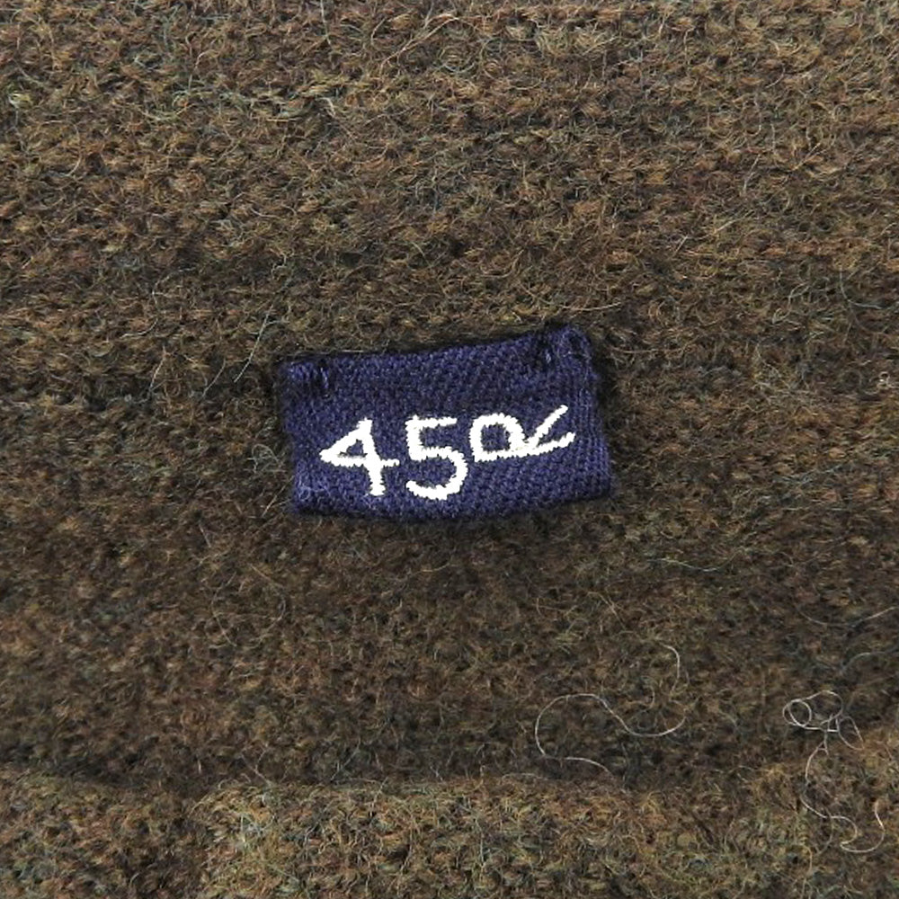 45R フォーティファイブ アール 美品 アルル縮絨のプティカーディガン レディース 3 カーキ 71180024 トップス 3