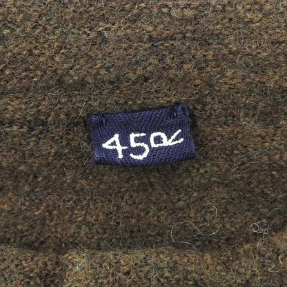 45R フォーティファイブ アール 美品 アルル縮絨のプティカーディガン レディース 3 カーキ 71180024 トップス 3