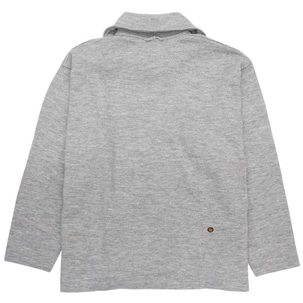 45R フォーティファイブ アール 美品 フロート縮絨の908マリンプル ボウタイニット トップス レディース グレー 2 8108059 トップス 2