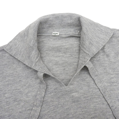 45R フォーティファイブ アール 美品 フロート縮絨の908マリンプル ボウタイニット トップス レディース グレー 2 8108059 トップス 2