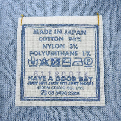 45R フォーティファイブ アール スムースの908スウェット トップス レディース ライトブルー 3 61180074 トップス 3