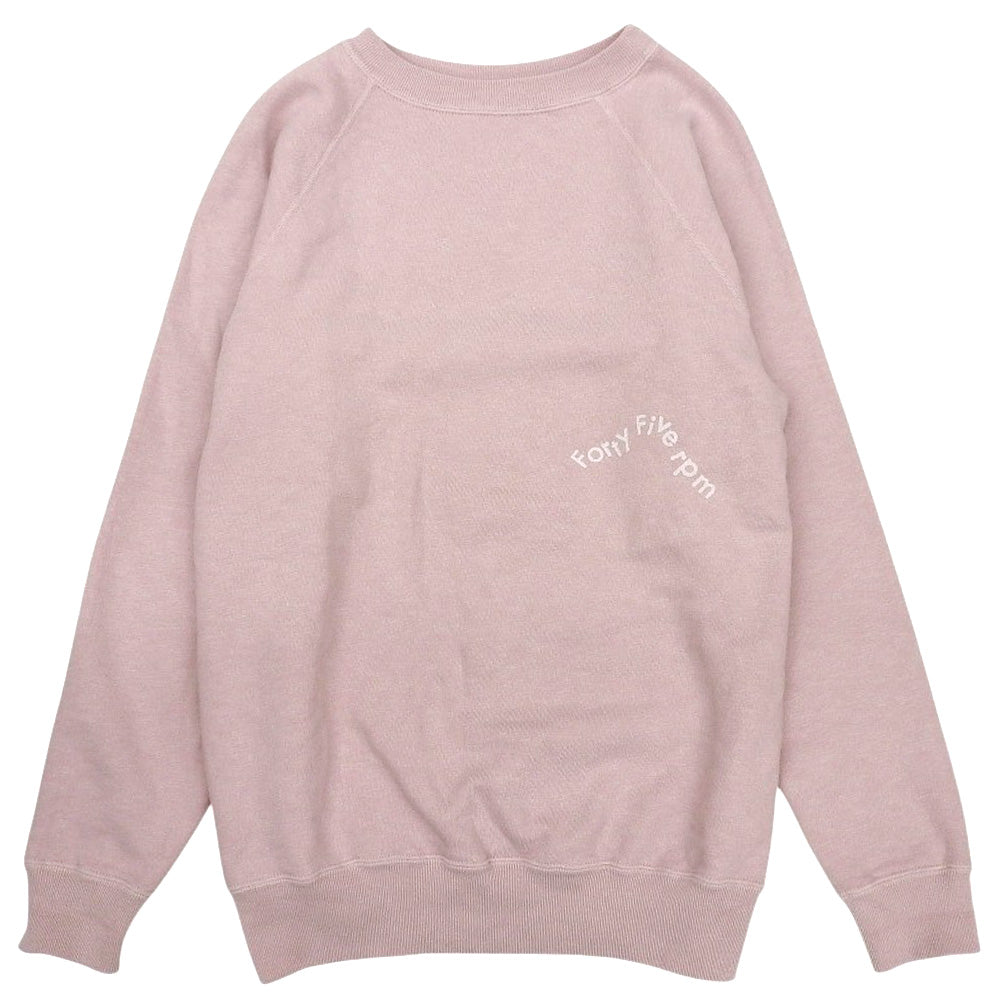 45R フォーティファイブ アール 富士アーチロゴプリント裏毛の908スウェット トップス レディース ピンク 3 51170344 トップス 3