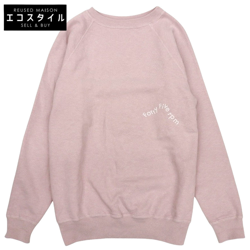 45R フォーティファイブ アール 富士アーチロゴプリント裏毛の908スウェット トップス レディース ピンク 3 51170344 トップス 3