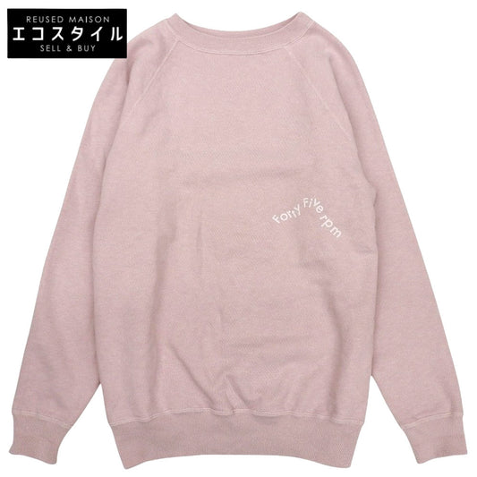 45R フォーティファイブ アール 富士アーチロゴプリント裏毛の908スウェット トップス レディース ピンク 3 51170344 トップス 3