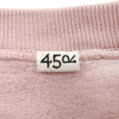 45R フォーティファイブ アール 富士アーチロゴプリント裏毛の908スウェット トップス レディース ピンク 3 51170344 トップス 3