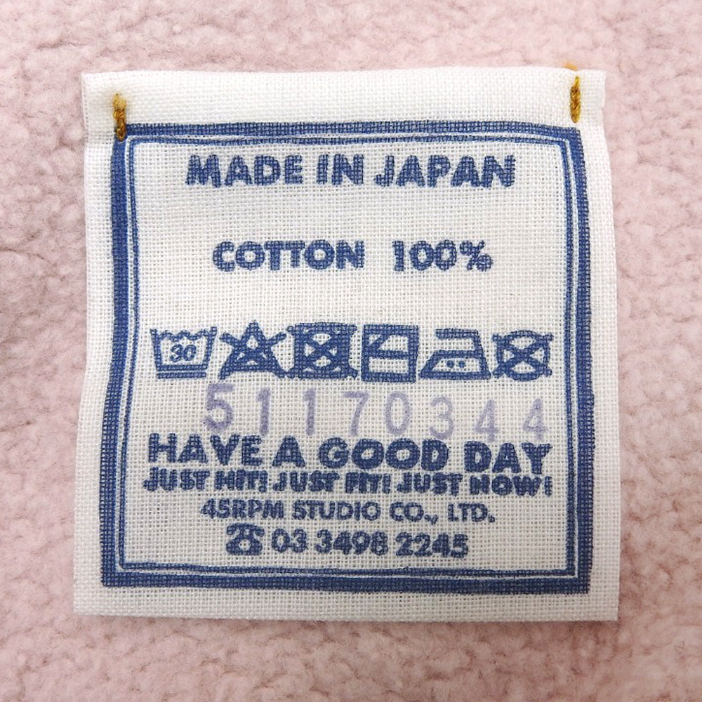 45R フォーティファイブ アール 富士アーチロゴプリント裏毛の908スウェット トップス レディース ピンク 3 51170344 トップス 3