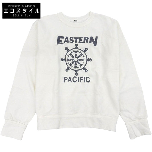 45R フォーティファイブ アール 美品 裏毛の908ショートスウェット トップス レディース ホワイト 04 80370201 トップス 04