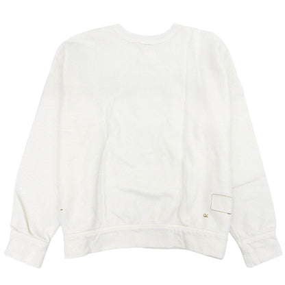 45R フォーティファイブ アール 美品 裏毛の908ショートスウェット トップス レディース ホワイト 04 80370201 トップス 04