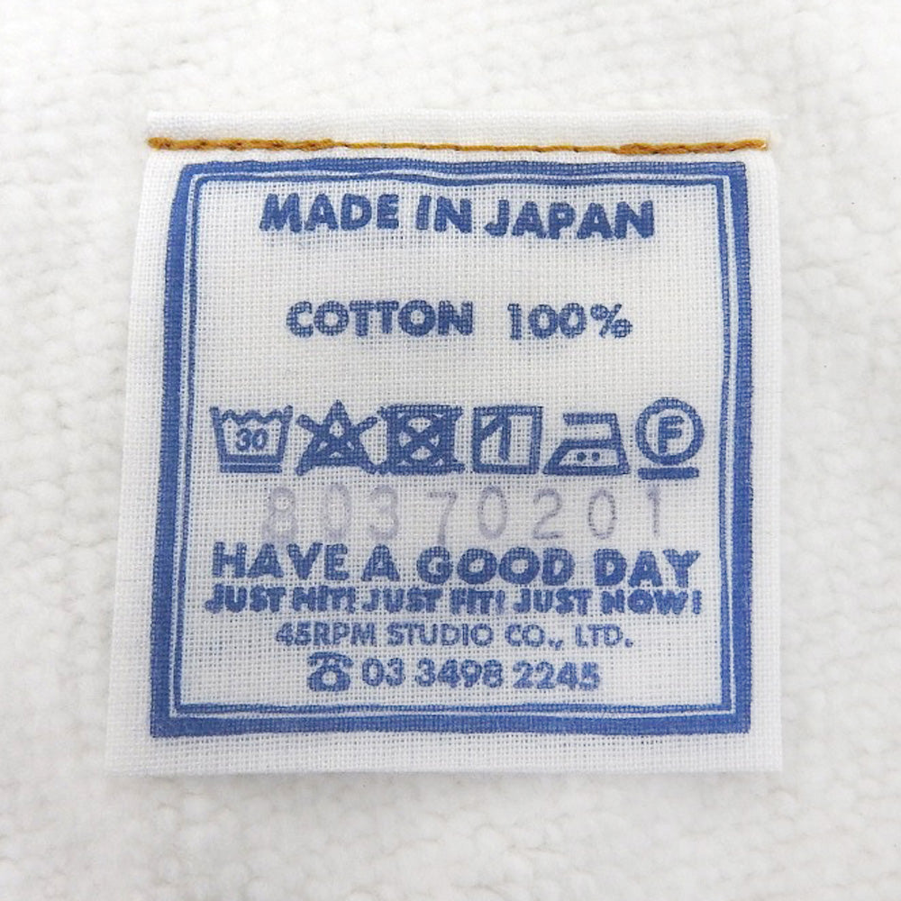 45R フォーティファイブ アール 美品 裏毛の908ショートスウェット トップス レディース ホワイト 04 80370201 トップス 04