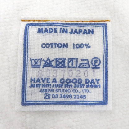 45R フォーティファイブ アール 美品 裏毛の908ショートスウェット トップス レディース ホワイト 04 80370201 トップス 04