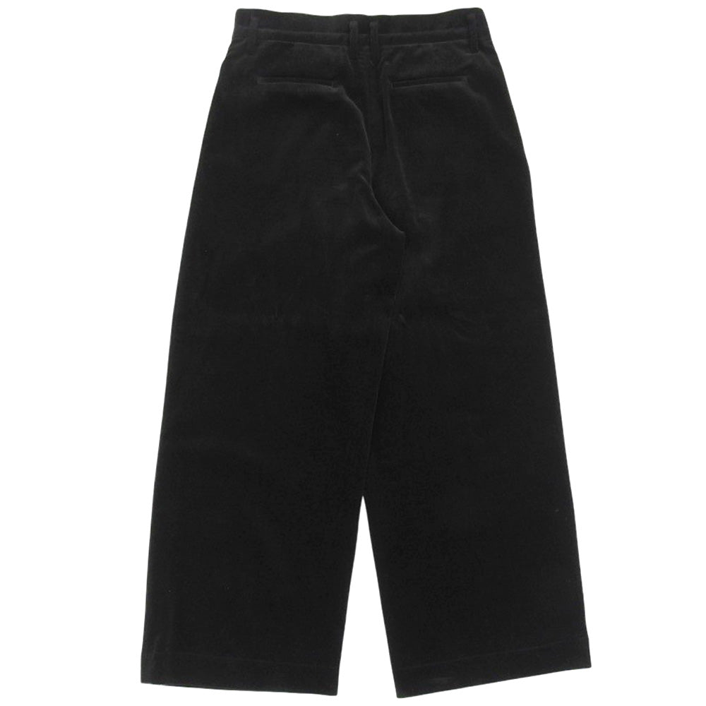 SACRA サクラ 新品同様 FINX CORDUROY PANTS/フィンクスコーデュロイパンツ コットン100％ ボトムス レディース ブラック 36 ボトムス 36