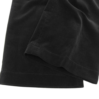 SACRA サクラ 新品同様 FINX CORDUROY PANTS/フィンクスコーデュロイパンツ コットン100％ ボトムス レディース ブラック 36 ボトムス 36