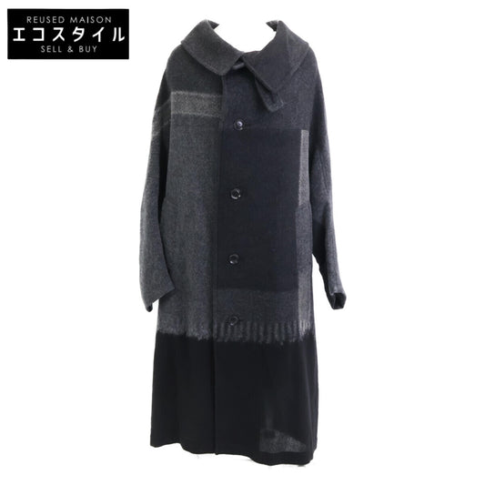 Y's ワイズ 新品同様 YR-C12-114 20AW ウールデザインロングコート コート 01