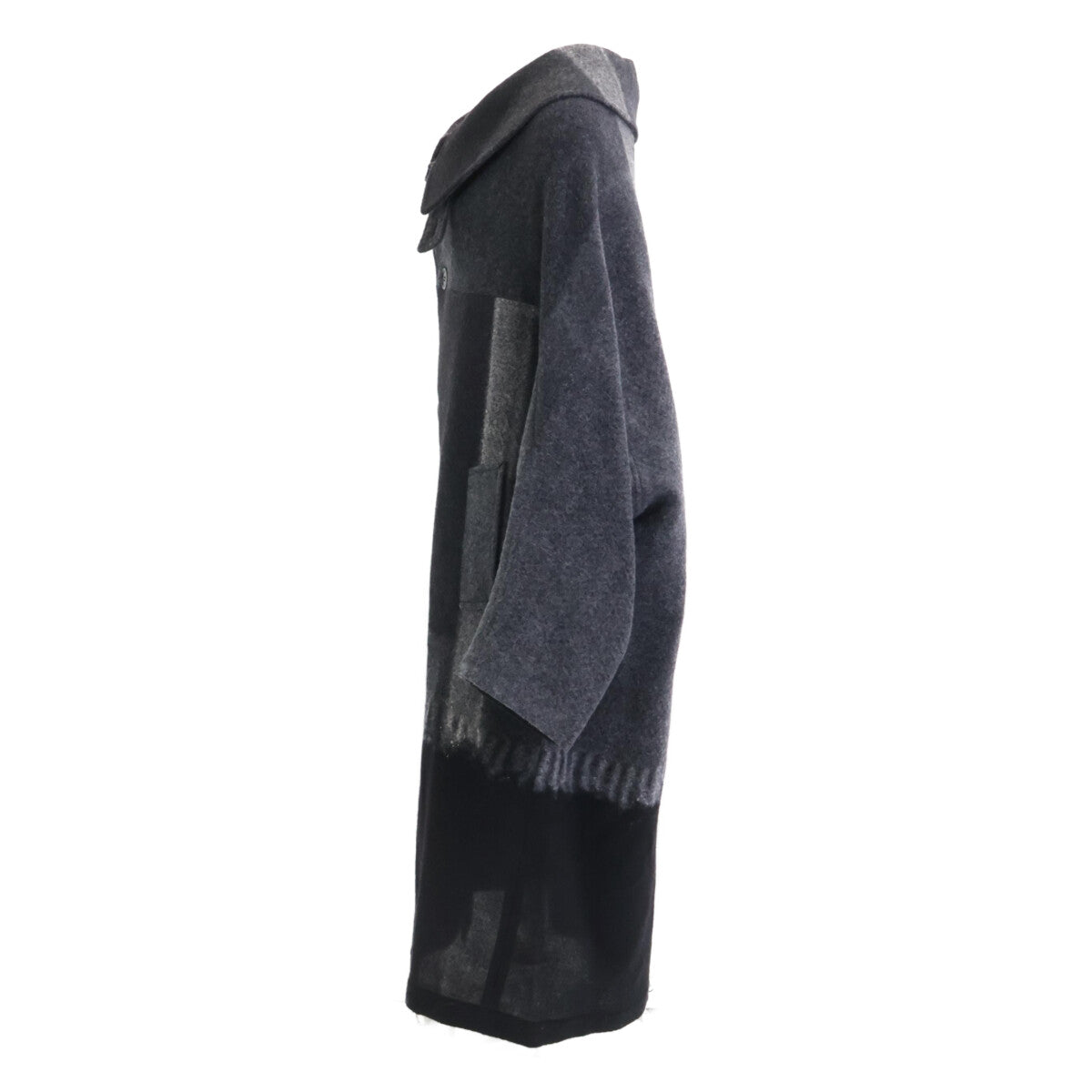 Y's ワイズ 新品同様 YR-C12-114 20AW ウールデザインロングコート コート 01