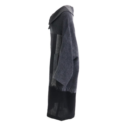 Y's ワイズ 新品同様 YR-C12-114 20AW ウールデザインロングコート コート 01