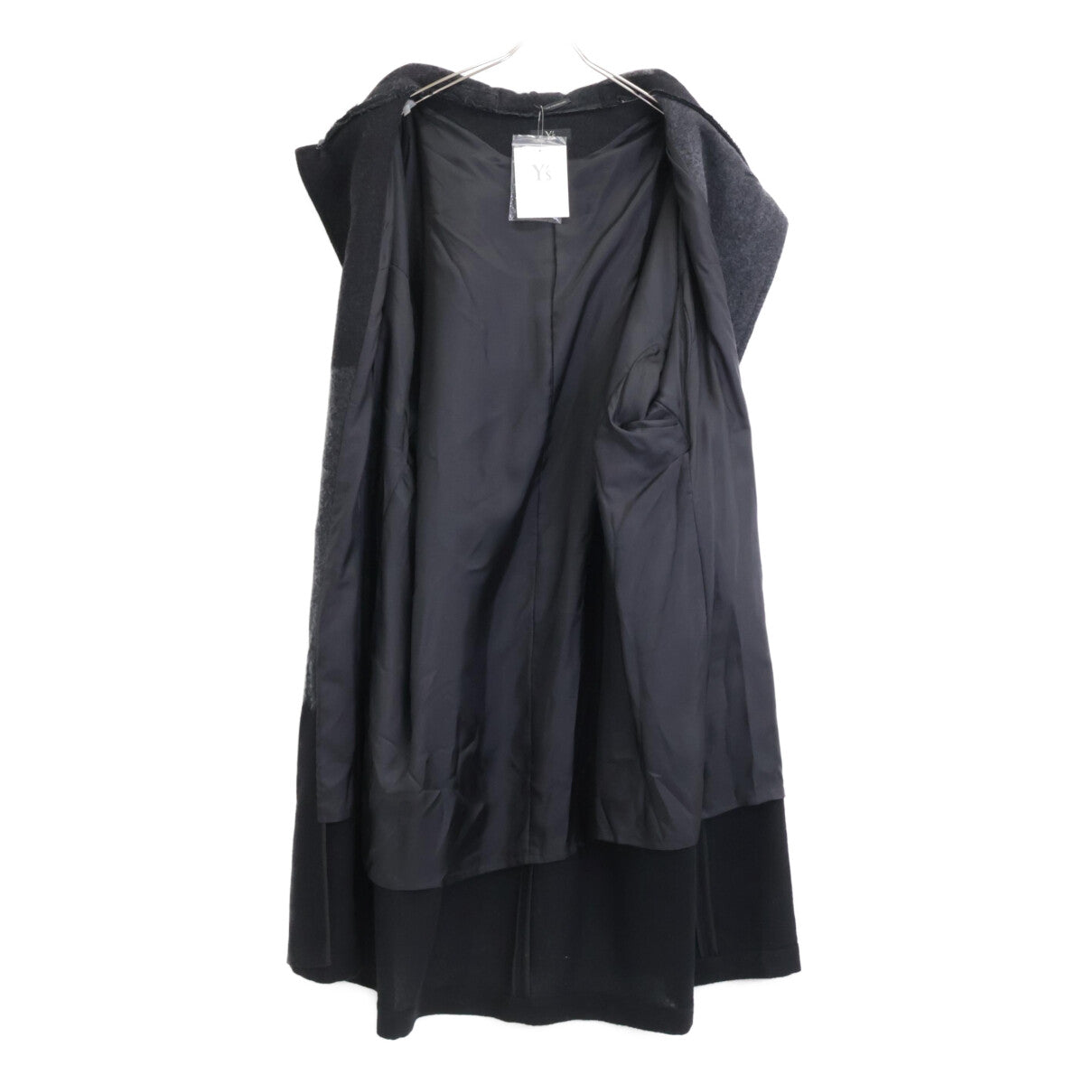 Y's ワイズ 新品同様 YR-C12-114 20AW ウールデザインロングコート コート 01