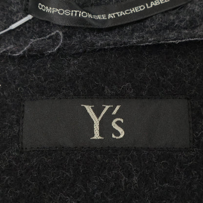 Y's ワイズ 新品同様 YR-C12-114 20AW ウールデザインロングコート コート 01