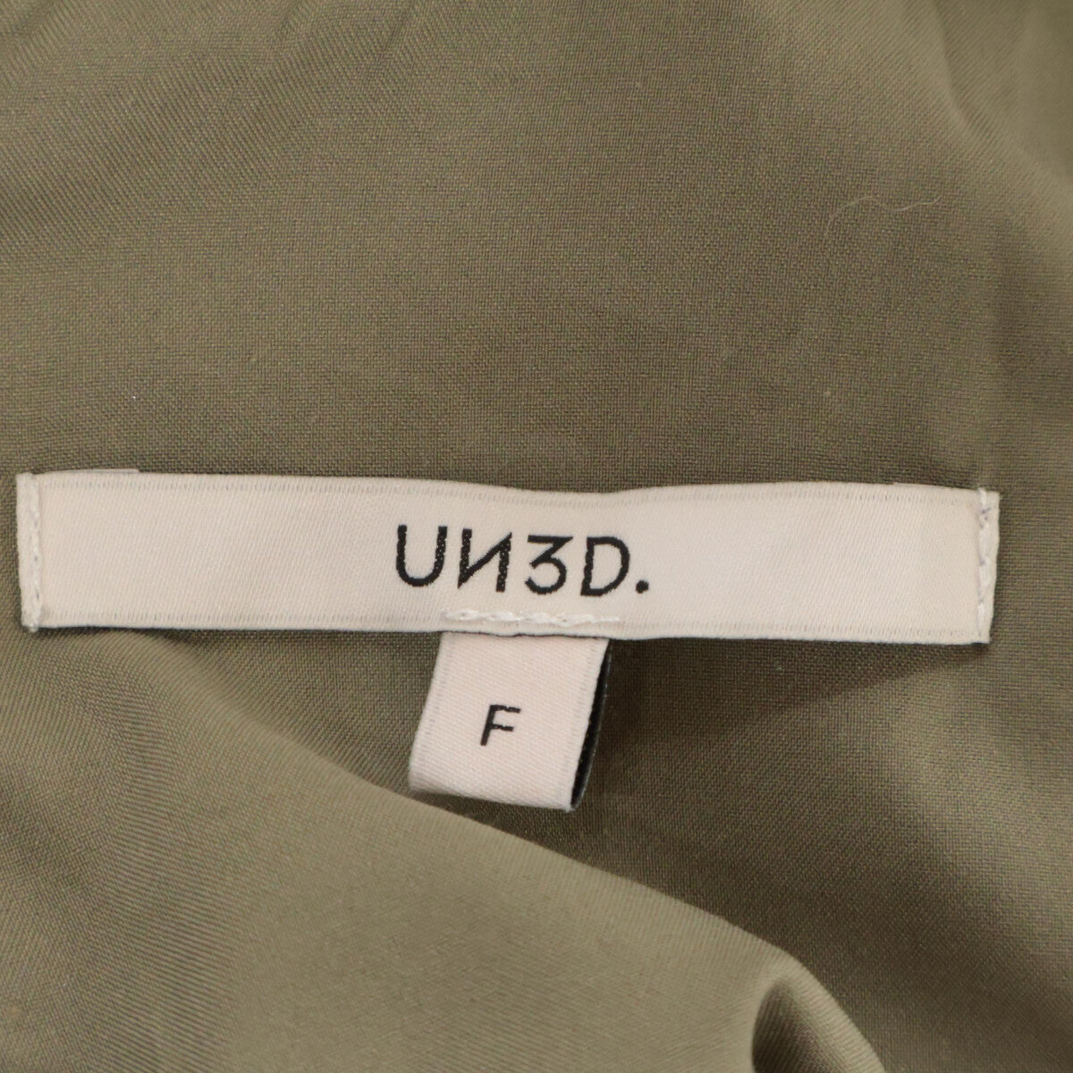 UN3D アンスリード 522230400901-01 ポリエステル デコルテカバーフレアベストプルオーバー トップス F