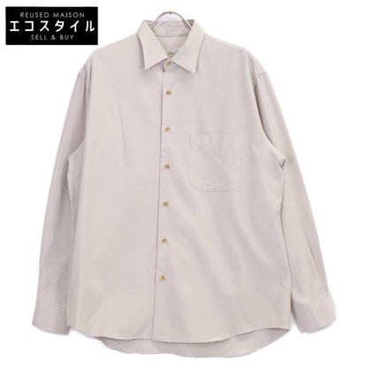 A.PRESSE アプレッセ 25SS 25SAP-02-07H ｴｸﾘｭ ｼﾙｸ×ｺｯﾄﾝ ﾎｰﾝ釦 Oxford Regular Collar Shirt トップス 1