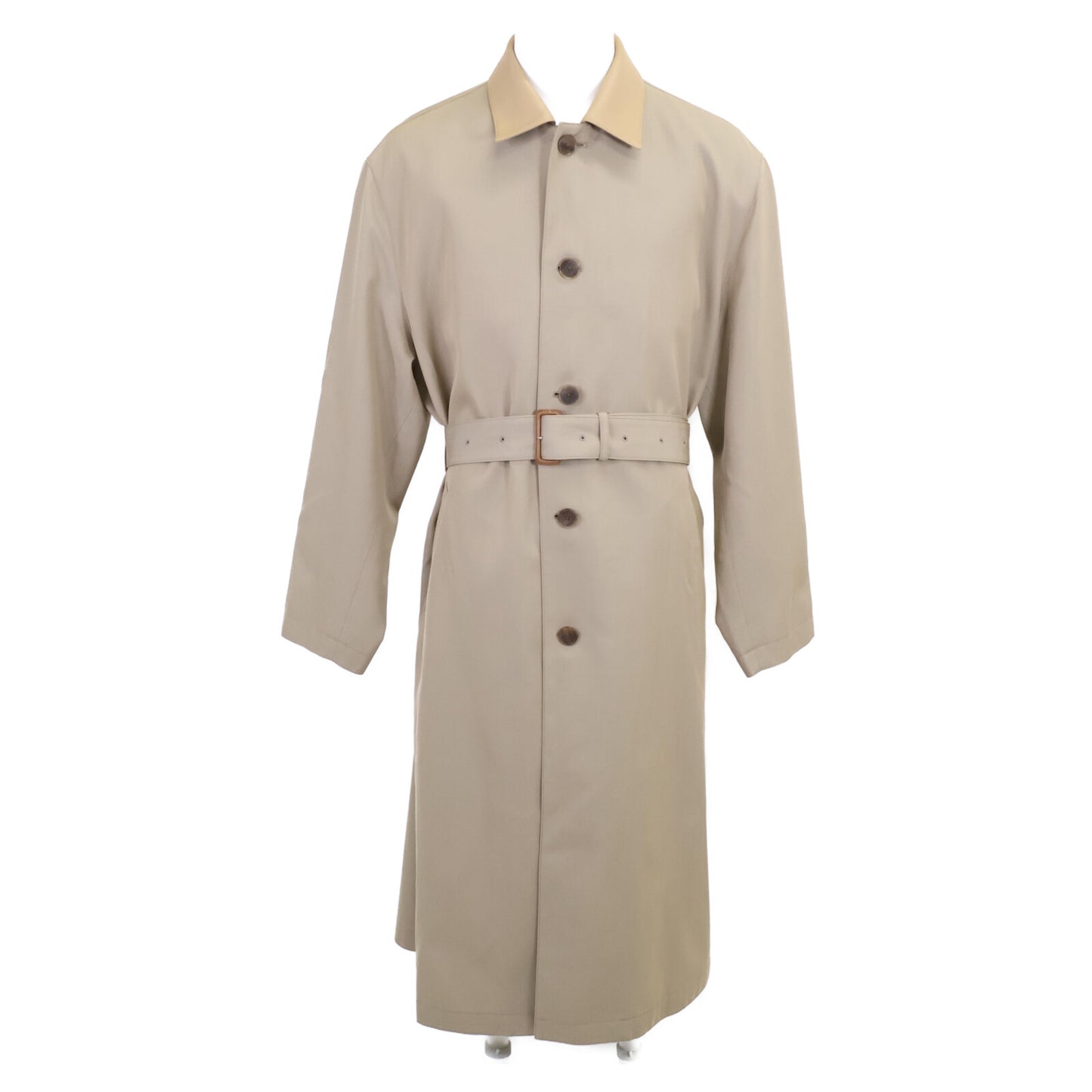 AURALEE オーラリー 【美品/25SS】A25SC01MC LIGHT WOOL MAX GABARDINE CHAMBRAY SOUTEIN COLLAR COAT コート 3