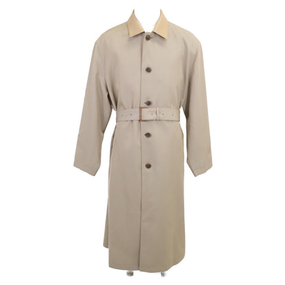 AURALEE オーラリー 【美品/25SS】A25SC01MC LIGHT WOOL MAX GABARDINE CHAMBRAY SOUTEIN COLLAR COAT コート 3