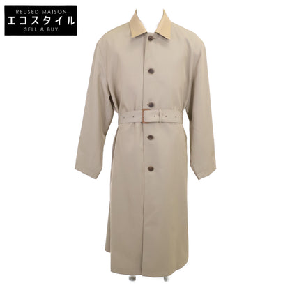 AURALEE オーラリー 【美品/25SS】A25SC01MC LIGHT WOOL MAX GABARDINE CHAMBRAY SOUTEIN COLLAR COAT コート 3