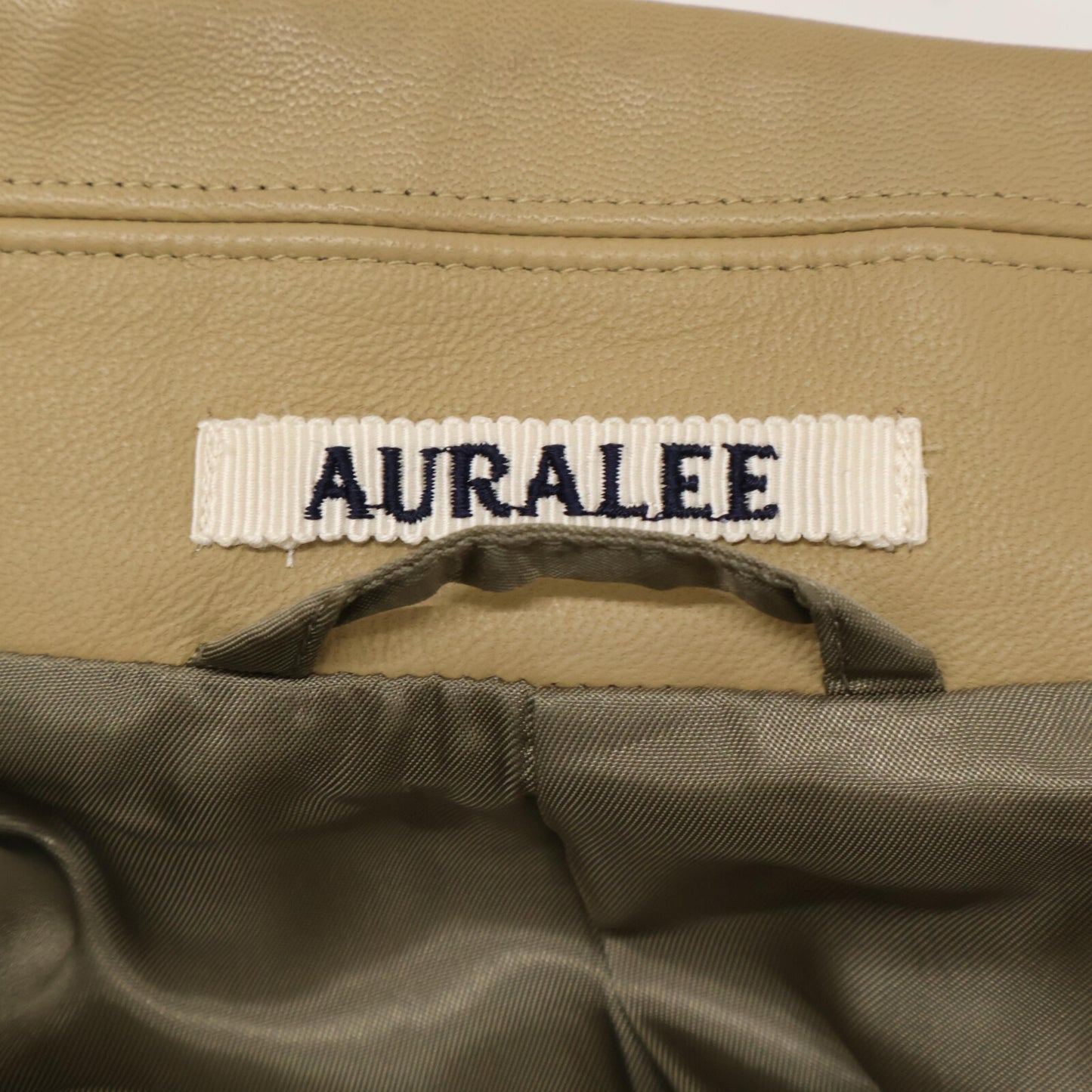 AURALEE オーラリー 【美品/25SS】A25SC01MC LIGHT WOOL MAX GABARDINE CHAMBRAY SOUTEIN COLLAR COAT コート 3