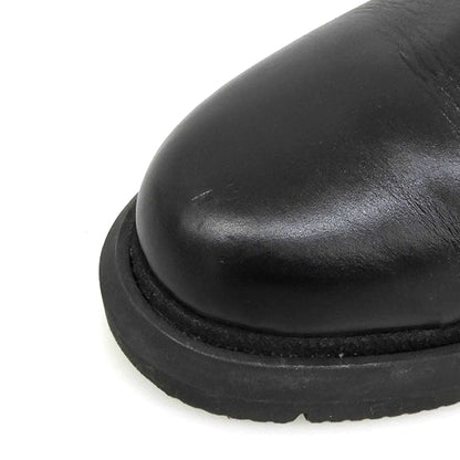sacai サカイ 美品 カウハイド サイドゴア チェルシーブーツ シューズ メンズ ブラック 41 23-03232M シューズ 41