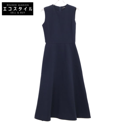 YOKOCHAN ヨーコチャン YCD-324-934 24年製 ﾈｲﾋﾞｰ ﾊﾞｯｸﾘﾎﾞﾝﾉｰｽﾘｰﾌﾞﾏｷｼﾜﾝﾋﾟｰｽ ワンピース 36