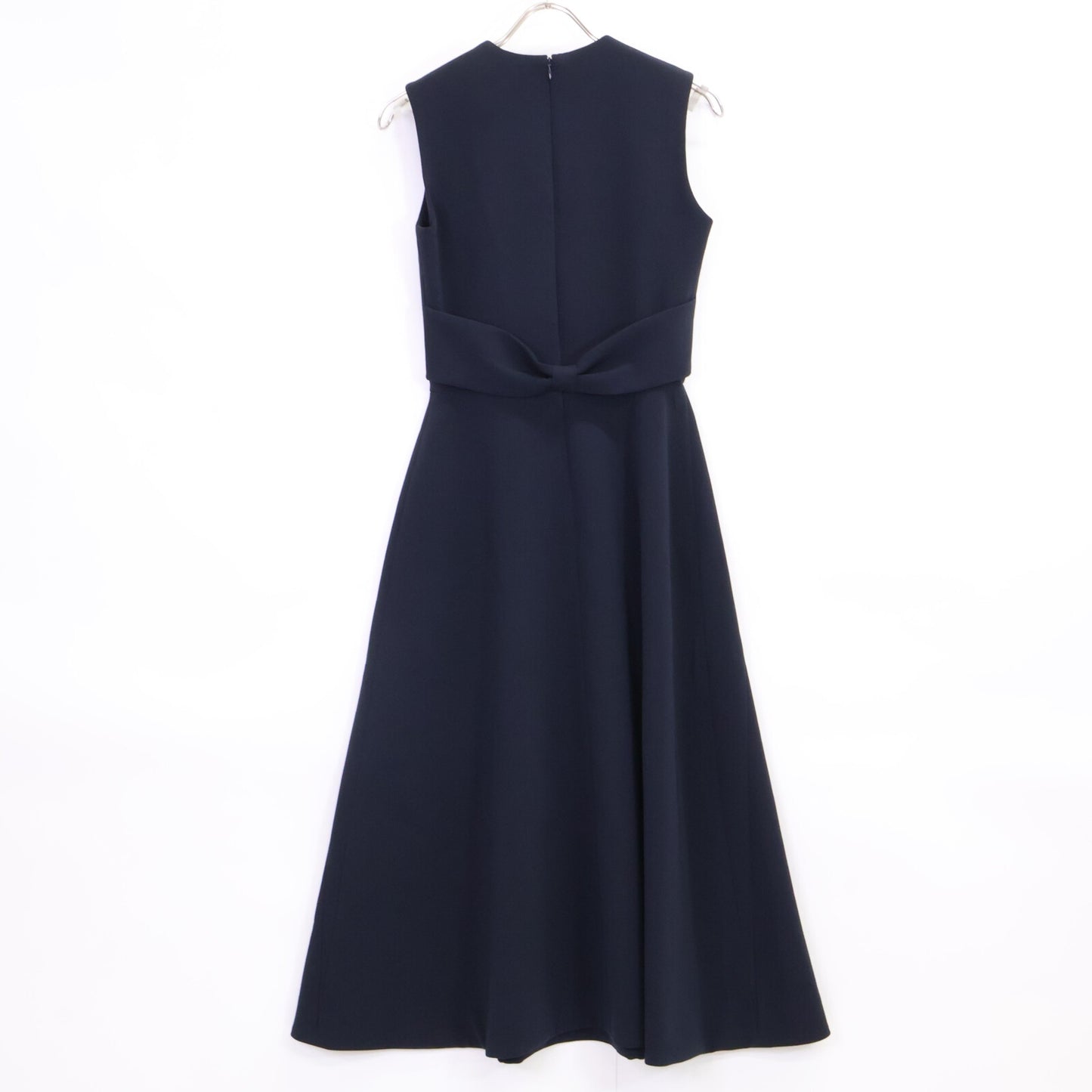 YOKOCHAN ヨーコチャン YCD-324-934 24年製 ﾈｲﾋﾞｰ ﾊﾞｯｸﾘﾎﾞﾝﾉｰｽﾘｰﾌﾞﾏｷｼﾜﾝﾋﾟｰｽ ワンピース 36