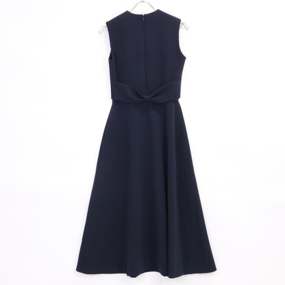 YOKOCHAN ヨーコチャン YCD-324-934 24年製 ﾈｲﾋﾞｰ ﾊﾞｯｸﾘﾎﾞﾝﾉｰｽﾘｰﾌﾞﾏｷｼﾜﾝﾋﾟｰｽ ワンピース 36