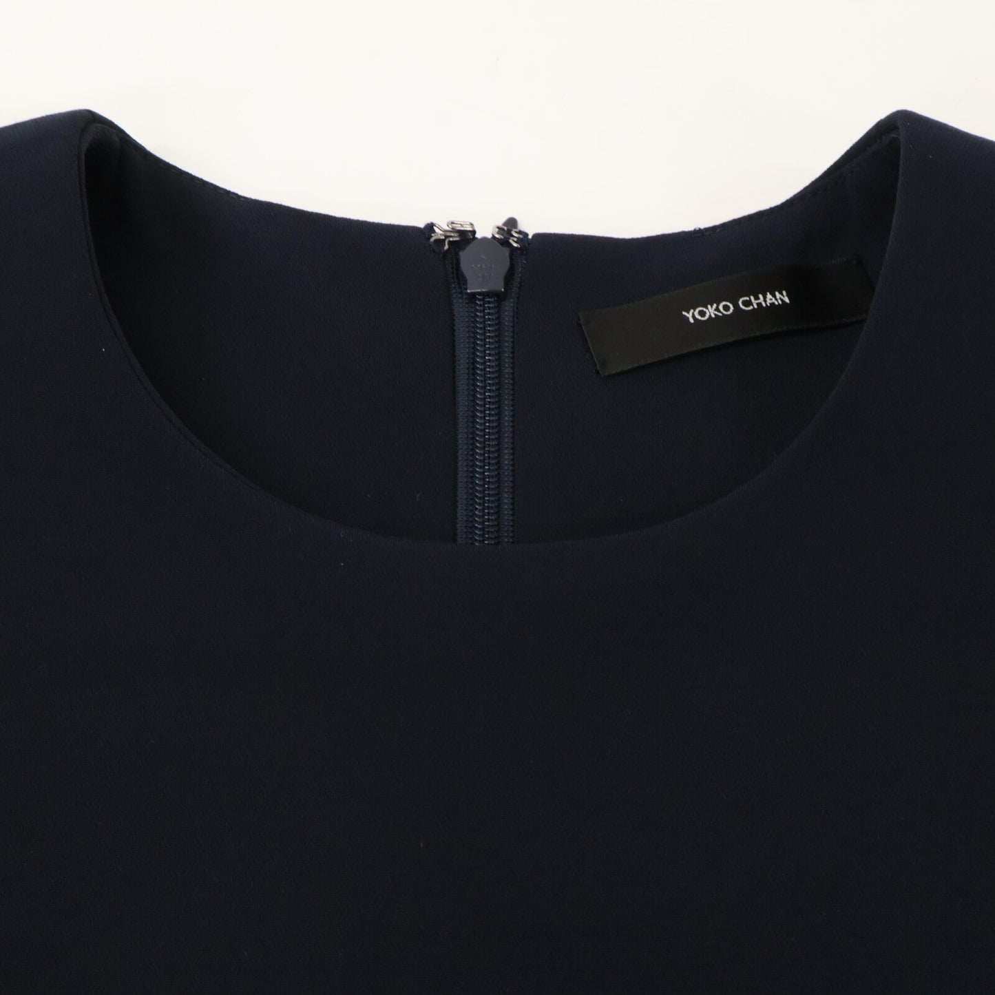 YOKOCHAN ヨーコチャン YCD-324-934 24年製 ﾈｲﾋﾞｰ ﾊﾞｯｸﾘﾎﾞﾝﾉｰｽﾘｰﾌﾞﾏｷｼﾜﾝﾋﾟｰｽ ワンピース 36