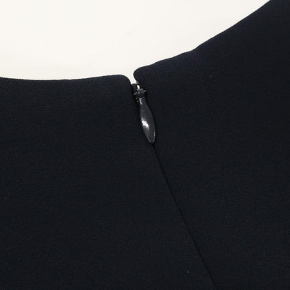 YOKOCHAN ヨーコチャン YCD-324-934 24年製 ﾈｲﾋﾞｰ ﾊﾞｯｸﾘﾎﾞﾝﾉｰｽﾘｰﾌﾞﾏｷｼﾜﾝﾋﾟｰｽ ワンピース 36