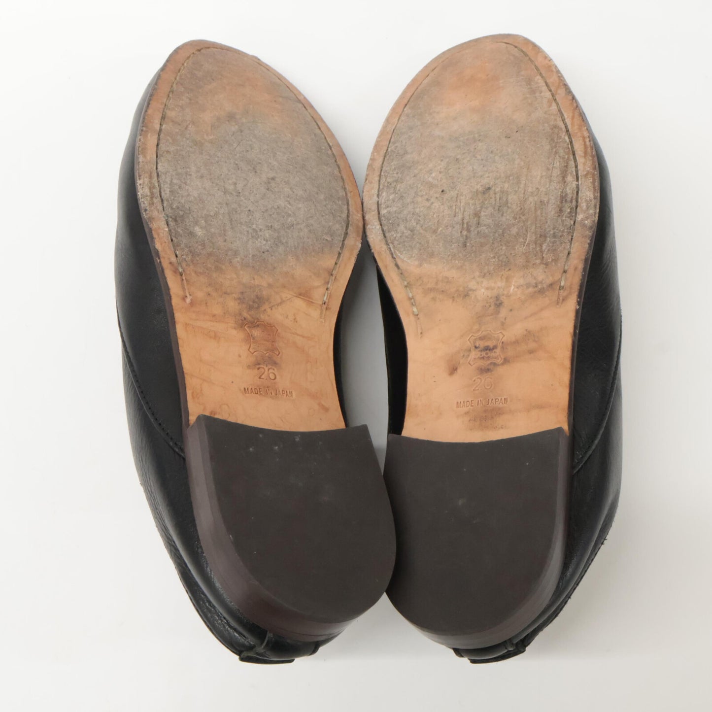 Ujoh ウジョー Pierce Mule レザー スリッパ型 ドレス シューズ 26