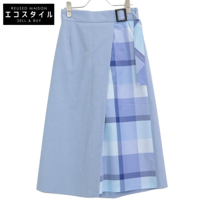 BLUE LABEL CRESTBRIDGE ブルーレーベルクレストブリッジ 25年製 ﾗｲﾄﾌﾞﾙｰ ﾊｲｶｳﾝﾄﾅﾉﾊﾟｰｼｬﾙﾁｪｯｸｶﾞｳﾁｮﾊﾟﾝﾂ ボトムス 36