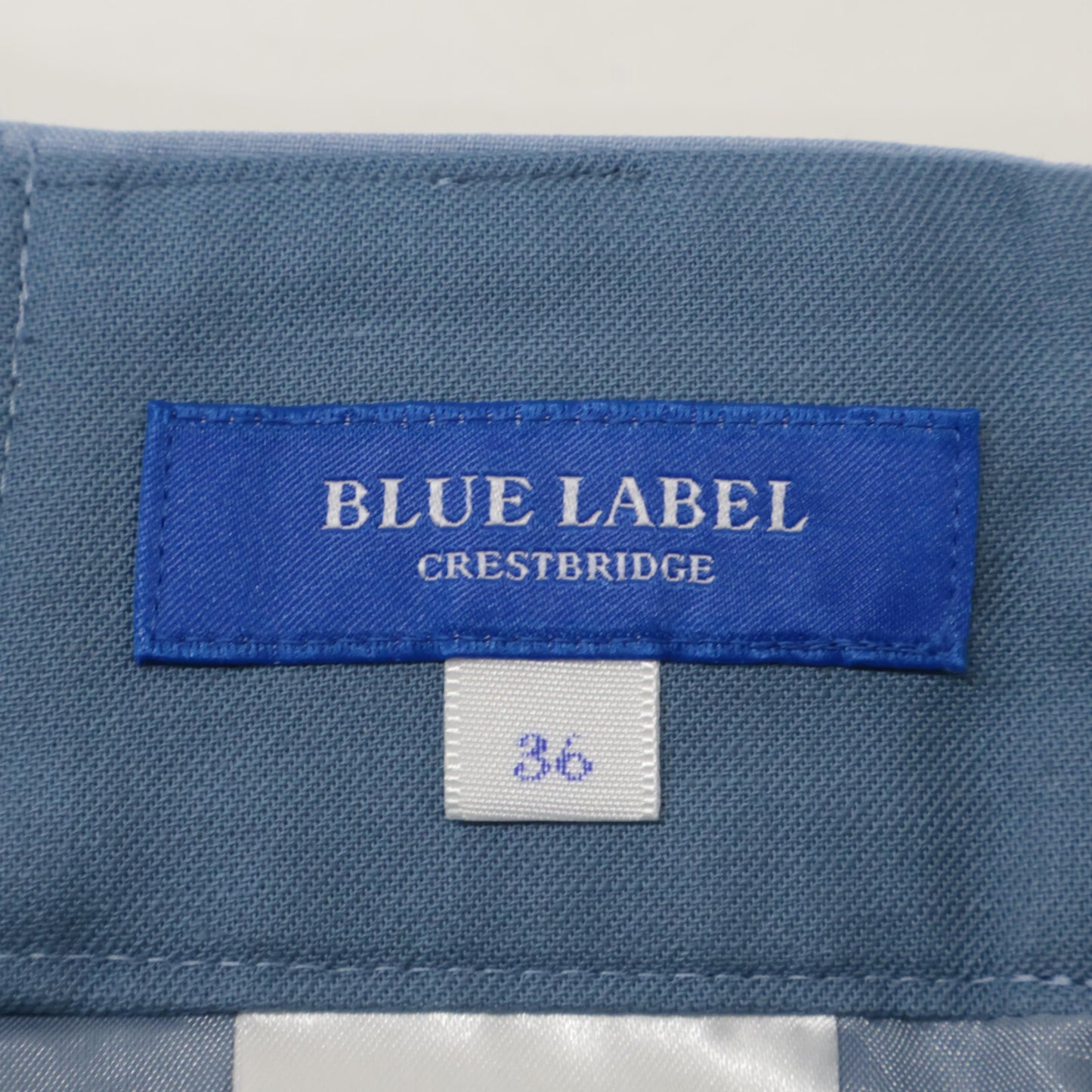 BLUE LABEL CRESTBRIDGE ブルーレーベルクレストブリッジ 25年製 ﾗｲﾄﾌﾞﾙｰ ﾊｲｶｳﾝﾄﾅﾉﾊﾟｰｼｬﾙﾁｪｯｸｶﾞｳﾁｮﾊﾟﾝﾂ ボトムス 36