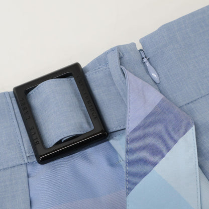 BLUE LABEL CRESTBRIDGE ブルーレーベルクレストブリッジ 25年製 ﾗｲﾄﾌﾞﾙｰ ﾊｲｶｳﾝﾄﾅﾉﾊﾟｰｼｬﾙﾁｪｯｸｶﾞｳﾁｮﾊﾟﾝﾂ ボトムス 36