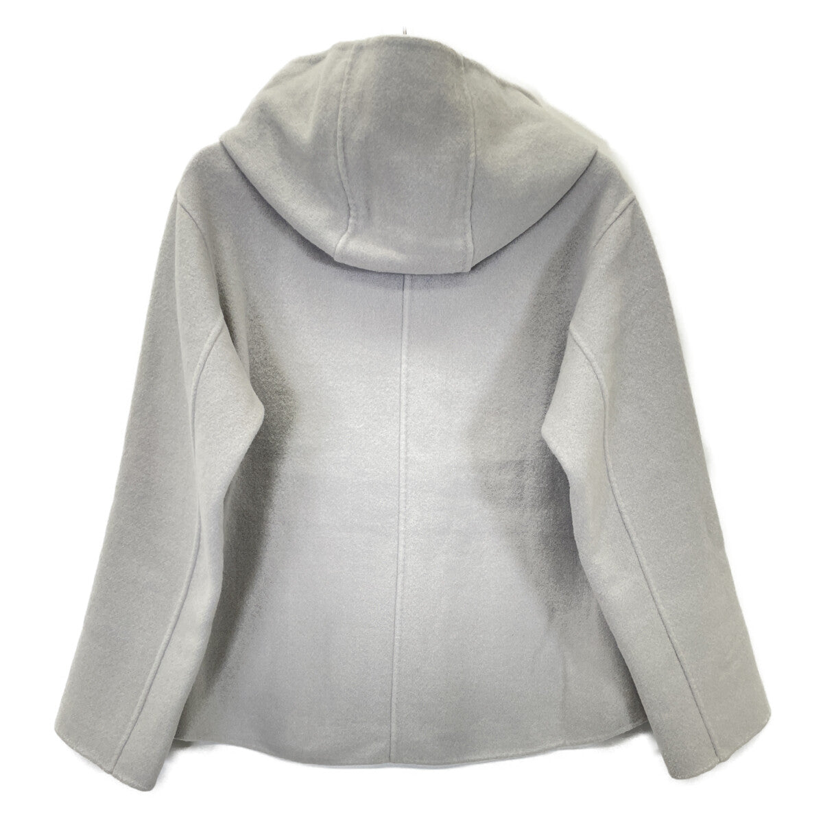 BLUE LABEL CRESTBRIDGE ブルーレーベルクレストブリッジ 24年製 ｸﾞﾚｰ ｸﾚｽﾄﾌﾞﾘｯｼﾞﾁｪｯｸﾄｰﾅﾙ ﾘﾊﾞｰｼﾌﾞﾂﾀﾞﾌﾞﾙﾌｪｲｽｼｮｰﾄｺｰﾄ コート 36