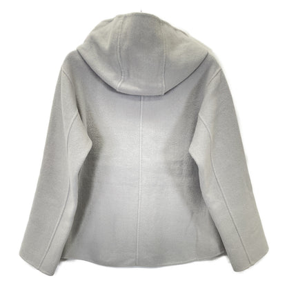 BLUE LABEL CRESTBRIDGE ブルーレーベルクレストブリッジ 24年製 ｸﾞﾚｰ ｸﾚｽﾄﾌﾞﾘｯｼﾞﾁｪｯｸﾄｰﾅﾙ ﾘﾊﾞｰｼﾌﾞﾂﾀﾞﾌﾞﾙﾌｪｲｽｼｮｰﾄｺｰﾄ コート 36