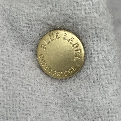 BLUE LABEL CRESTBRIDGE ブルーレーベルクレストブリッジ 24年製 ｸﾞﾚｰ ｸﾚｽﾄﾌﾞﾘｯｼﾞﾁｪｯｸﾄｰﾅﾙ ﾘﾊﾞｰｼﾌﾞﾂﾀﾞﾌﾞﾙﾌｪｲｽｼｮｰﾄｺｰﾄ コート 36