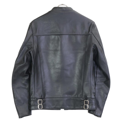 666 666トリプルシックス LJM-21TF ﾌﾞﾗｯｸ ﾏﾝﾀﾞﾘﾝｶﾗｰ ｽﾃｱﾊｲﾄﾞ ｼﾝｸﾞﾙﾗｲﾀﾞｰｽ ﾀｲﾄﾌｨｯﾄ ｼﾝｸﾞﾙﾗｲﾀﾞｰｽ ｼﾞｬｹｯﾄ ジャケット 34