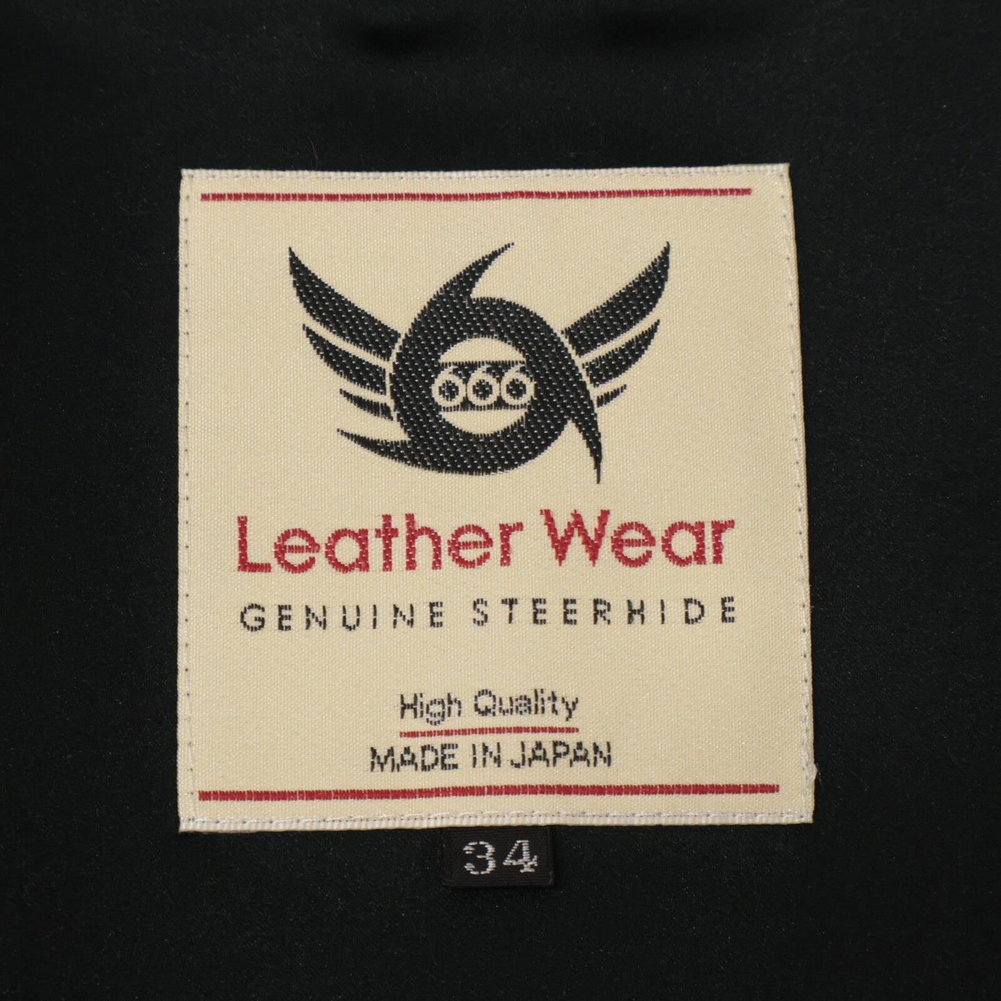 666 666トリプルシックス LJM-21TF ﾌﾞﾗｯｸ ﾏﾝﾀﾞﾘﾝｶﾗｰ ｽﾃｱﾊｲﾄﾞ ｼﾝｸﾞﾙﾗｲﾀﾞｰｽ ﾀｲﾄﾌｨｯﾄ ｼﾝｸﾞﾙﾗｲﾀﾞｰｽ ｼﾞｬｹｯﾄ ジャケット 34