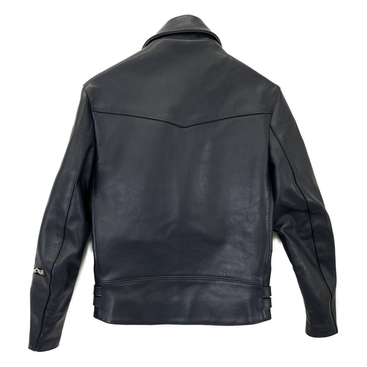 666 666トリプルシックス LJM-1TF ﾈｲﾋﾞｰ ｽﾃｱﾊｲﾄﾞ ﾀｲﾄﾌｨｯﾄ ｻｲﾄﾞﾍﾞﾙﾄﾗｲﾀﾞｰｽｼﾞｬｹｯﾄ ジャケット 34