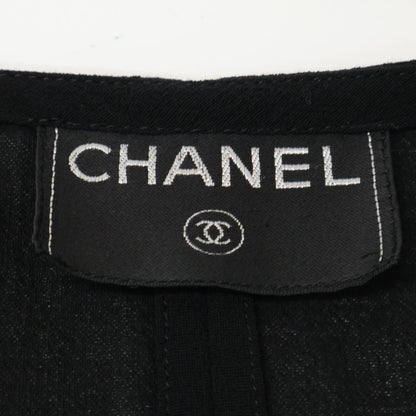 CHANEL シャネル 99P P12784V07189 ココマーク釦 比翼ジャケット/ボタンダウンスカート スーツ セットアップ 40