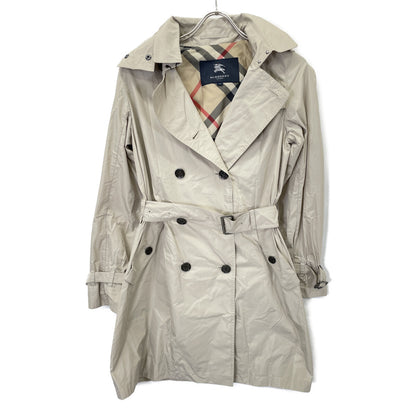 BURBERRY LONDON バーバリーロンドン B1A20-725-41 ﾍﾞｰｼﾞｭ ﾅｲﾛﾝ ﾄﾚﾝﾁｺｰﾄ コート 38