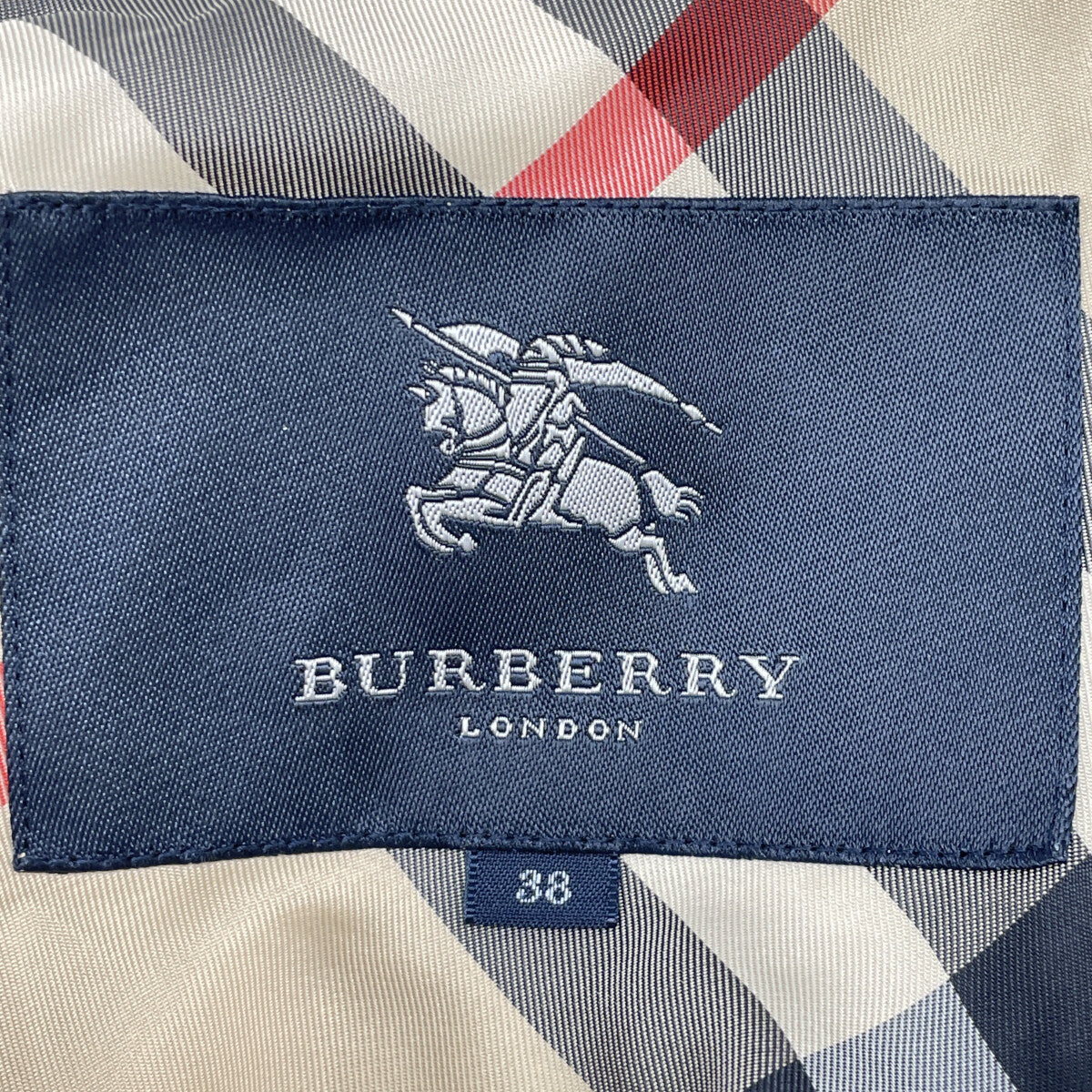 BURBERRY LONDON バーバリーロンドン B1A20-725-41 ﾍﾞｰｼﾞｭ ﾅｲﾛﾝ ﾄﾚﾝﾁｺｰﾄ コート 38