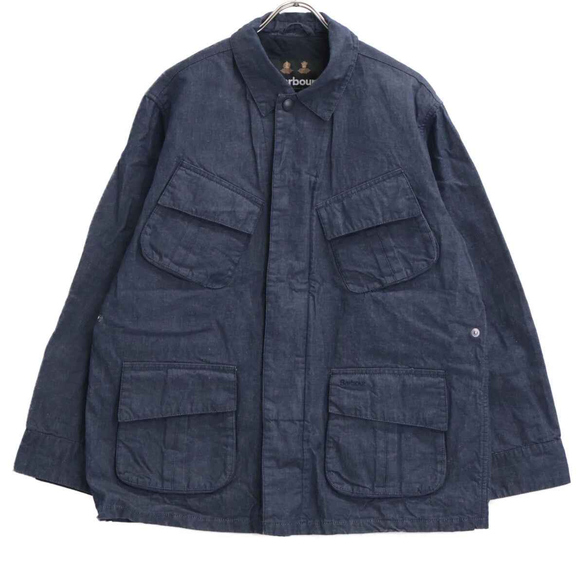 Barbour バブアー 24SS 241MCA0960 Heritage+ ジャングル ファティーグ デニムミリタリーブルゾン ジャケット SMALL