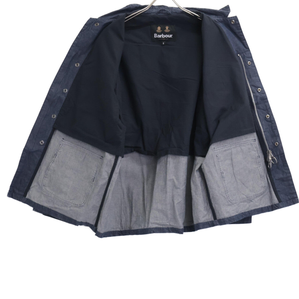 Barbour バブアー 24SS 241MCA0960 Heritage+ ジャングル ファティーグ デニムミリタリーブルゾン ジャケット SMALL