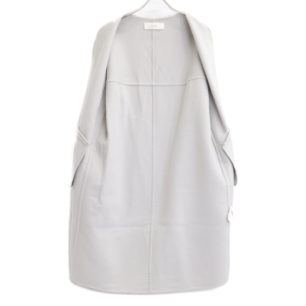 CYCLAS シクラス 1-06-06-2045 ウール×カシミヤ フックボタン　ロングコート コート 34