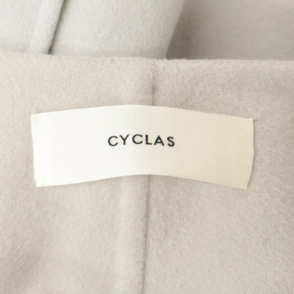 CYCLAS シクラス 1-06-06-2045 ウール×カシミヤ フックボタン　ロングコート コート 34